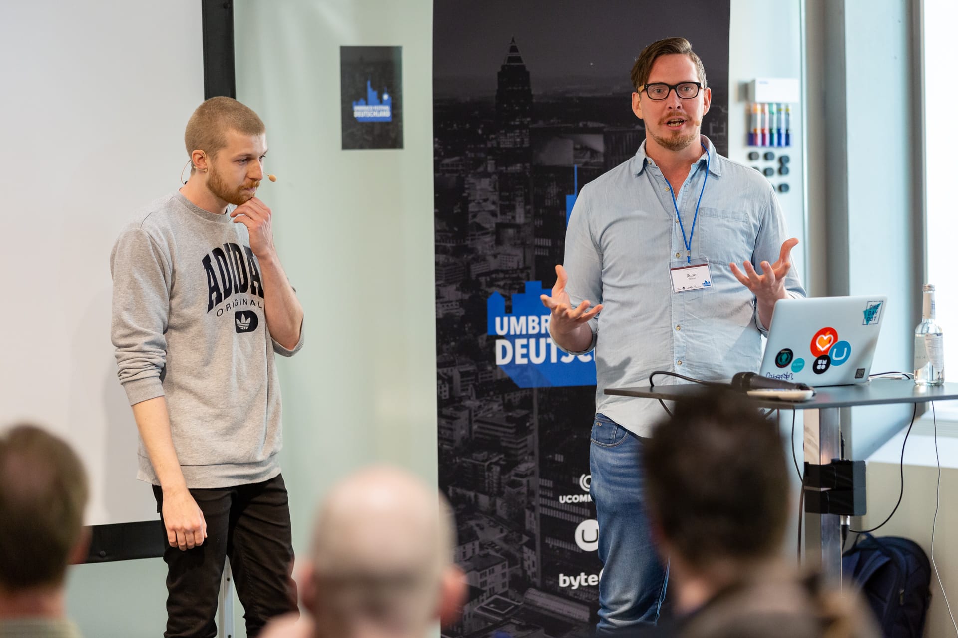 Rune Strand und Mads Rasmussen bei ihrer Session auf dem UFD18